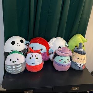 Nightmare Before Christmas Squishmallow set